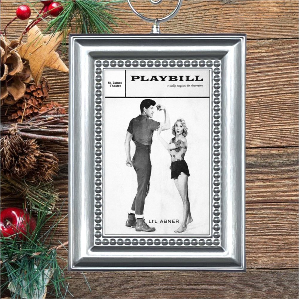 Li'l Abner Broadway Musical Playbill Christmas Tree Ornament